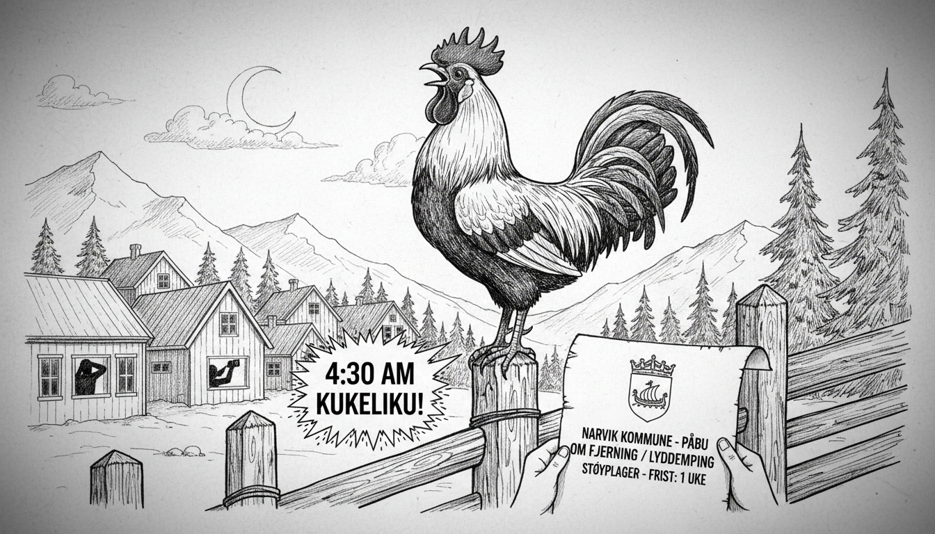 Norwegian Municipality Orders Rooster Removal After Noise Complaint