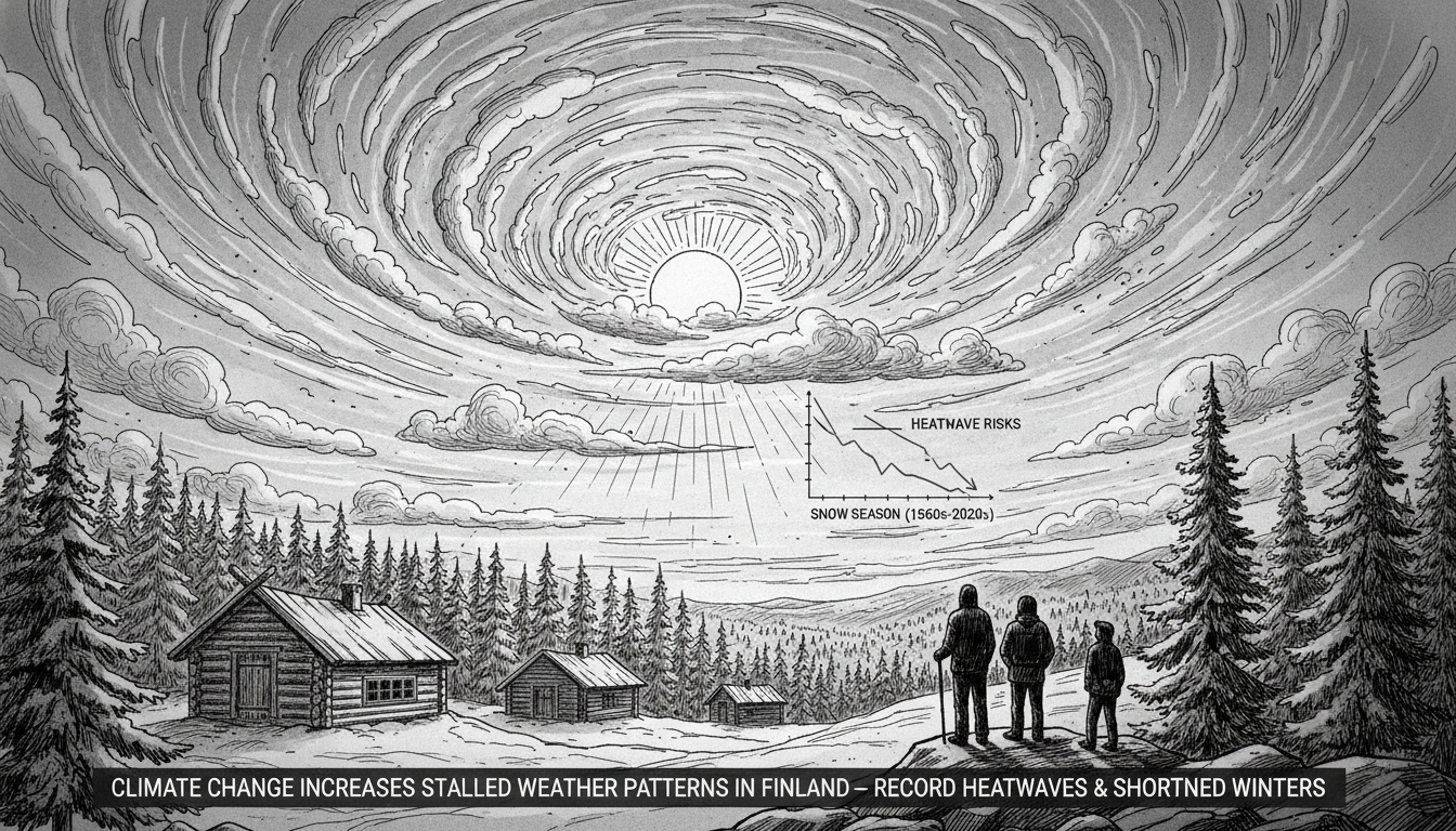 Climate Change Increases Risk of Stalled Weather Patterns in Finland