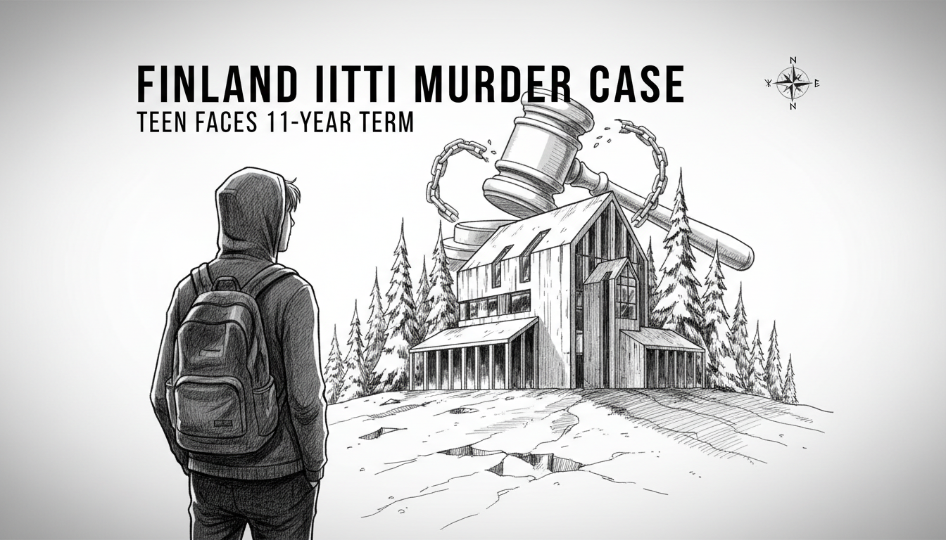 Finland Iitti Murder Case: Teen Faces 11-Year Term