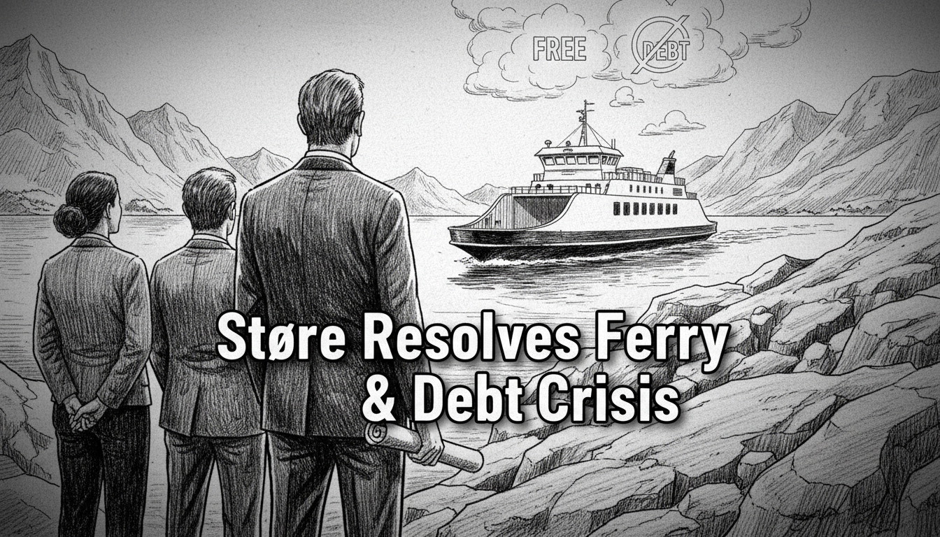 Norwegian PM Støre resolves ferry and debt promise crisis