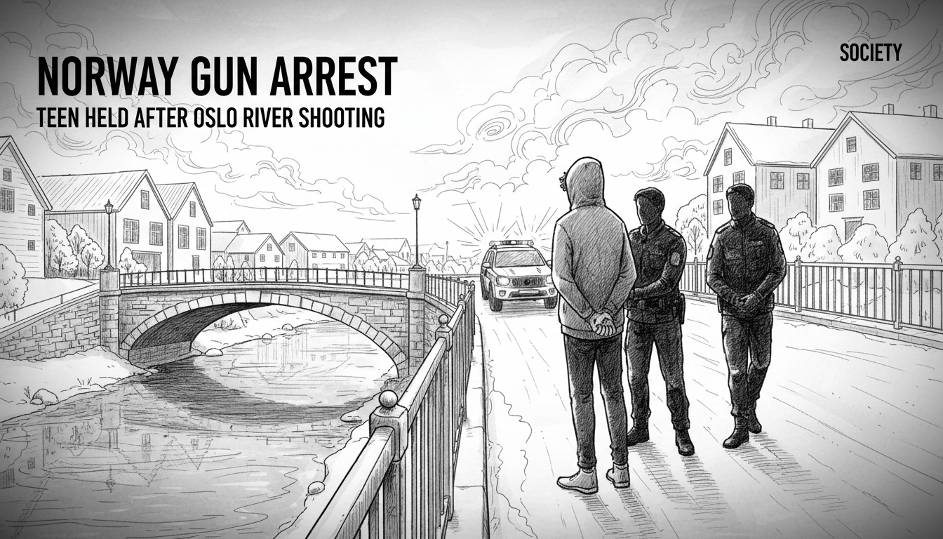 Norway Gun Arrest: Teen Held After Oslo River Shooting