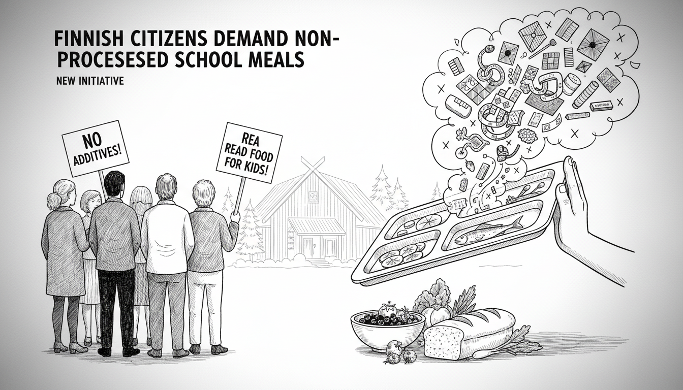 Finnish Citizens Demand Non-Processed School Meals in New Initiative