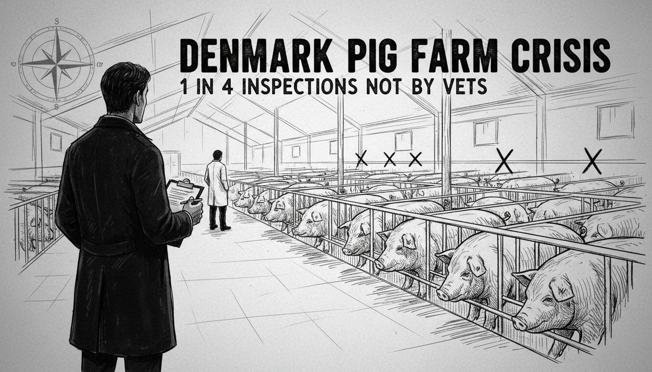 Denmark Pig Farm Crisis: 1 in 4 Inspections Not By Vets