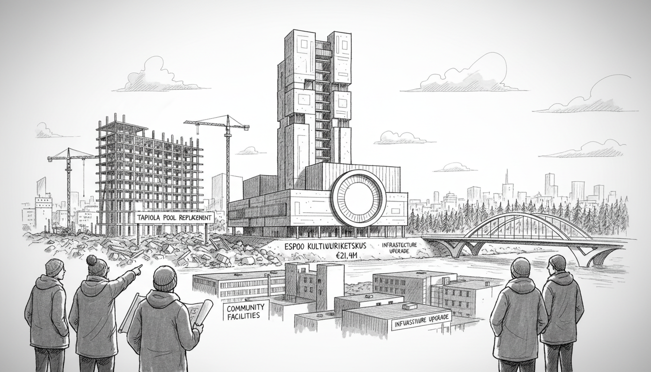 Espoo's Five Most Expensive Construction Projects in Third Quarter