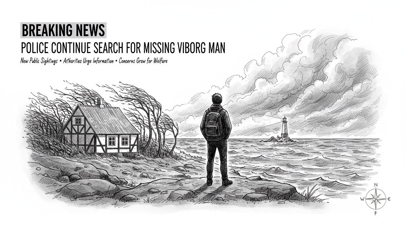 Police Continue Search for Missing Viborg Man