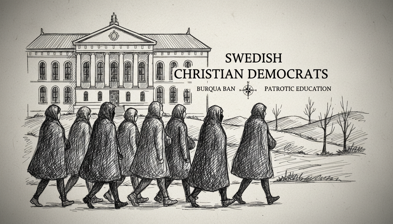 Swedish Christian Democrats Push for Burqa Ban and Patriotic Education
