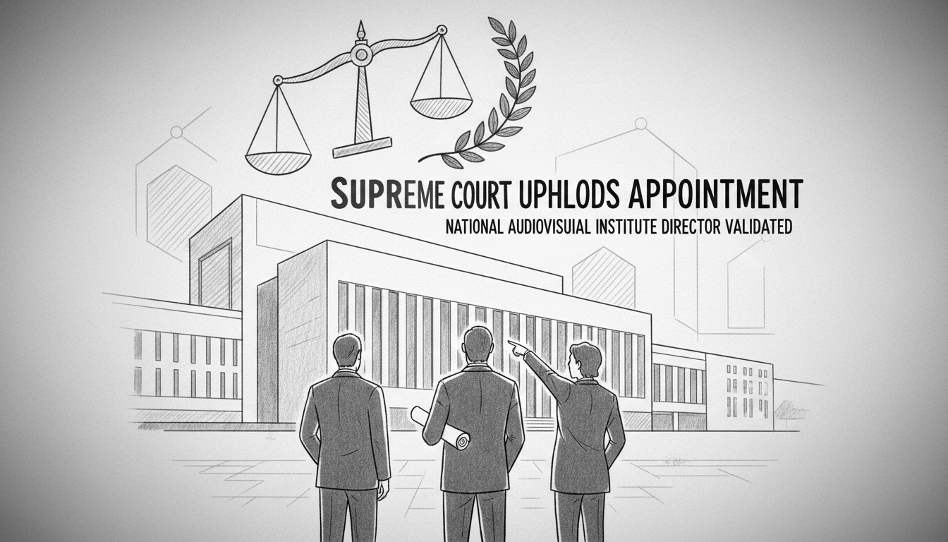 Supreme Court Upholds National Audiovisual Institute Director Appointment