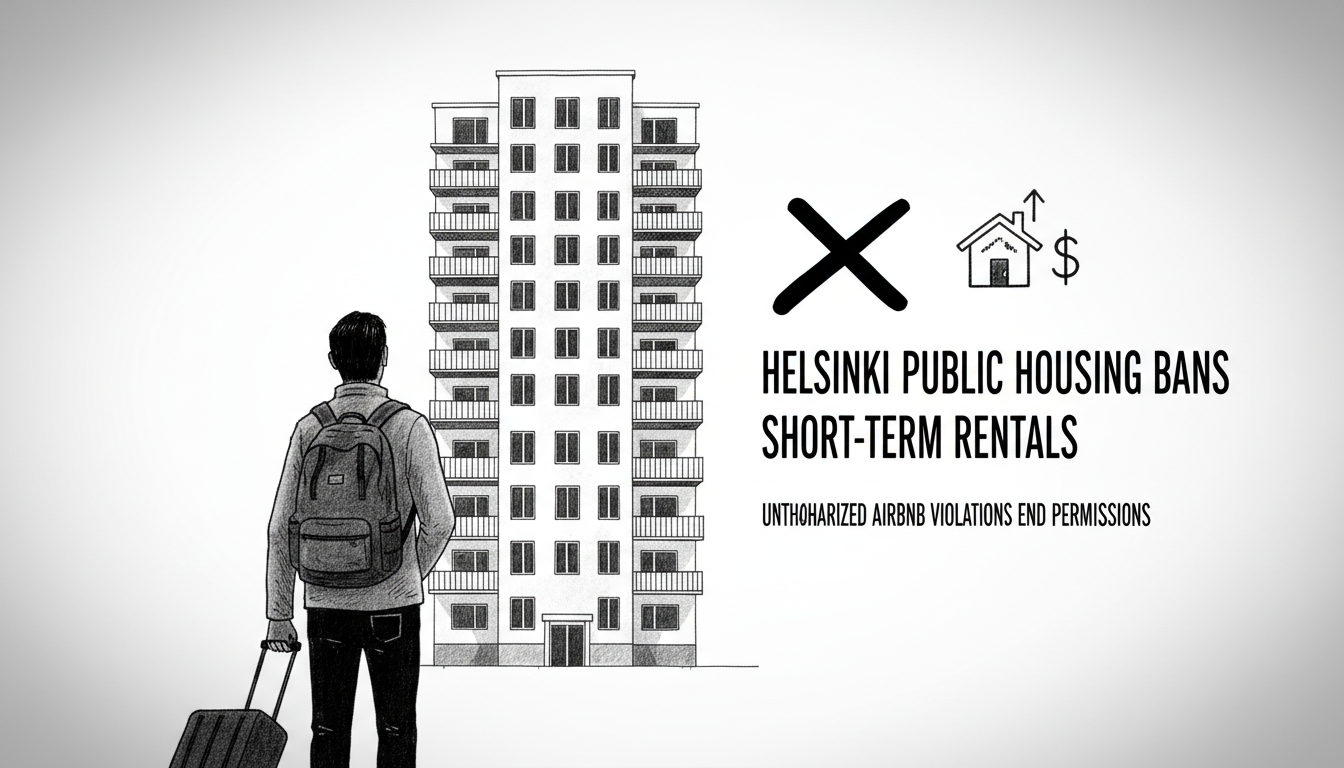Helsinki Public Housing Bans Short-Term Rentals After Airbnb Violations
