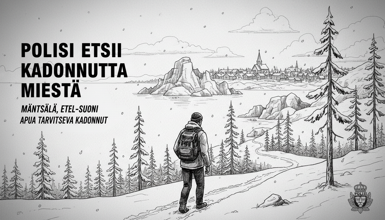 Police Seek Missing Man in Southern Finland Town