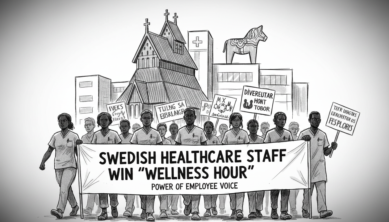 Swedish Healthcare Staff Win Back 'Wellness Hour' After Protests