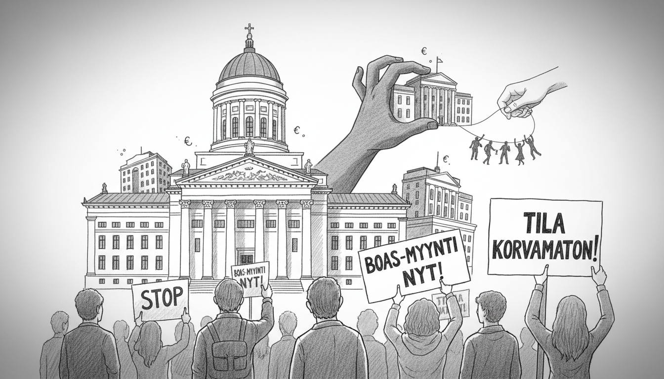 University of Helsinki Students Protest Property Sales Impacting Event Spaces