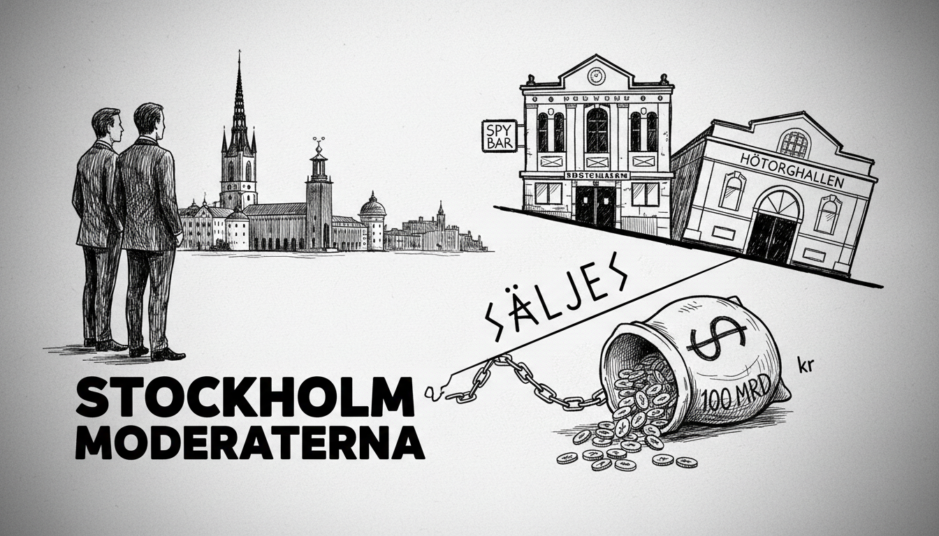 Stockholm Moderates Propose Selling City-Owned Nightclub and Market Hall