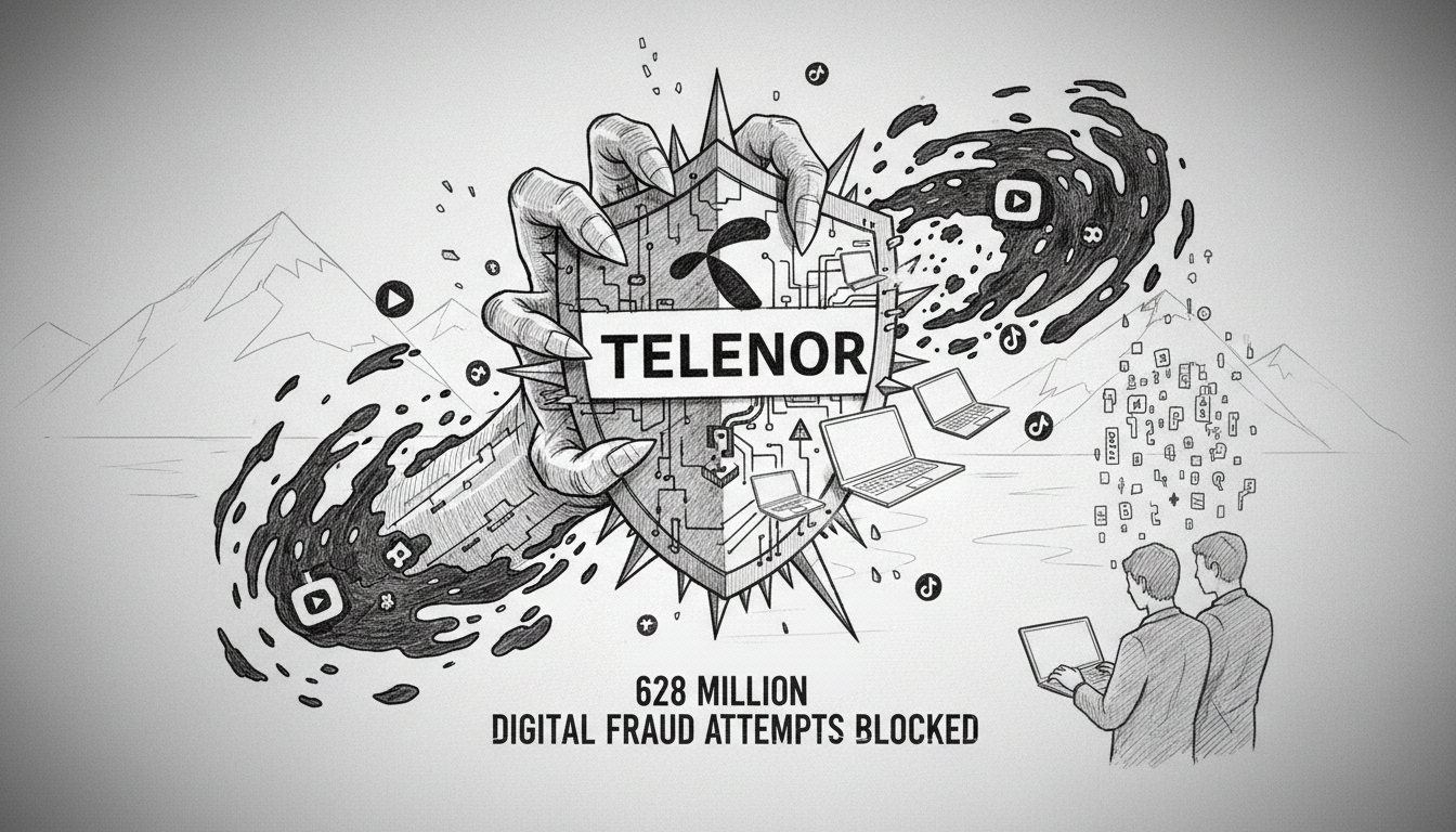 Telenor Blocks 628 Million Digital Fraud Attempts in Third Quarter