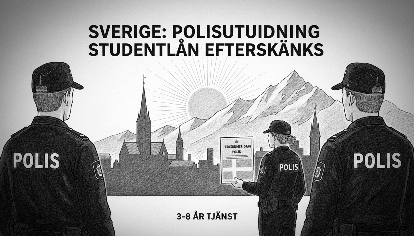 Sweden to pay police training costs for new recruits