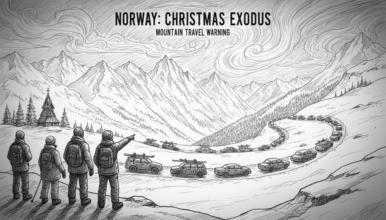 Norway Issues Mountain Travel Warning: Christmas Exodus Begins