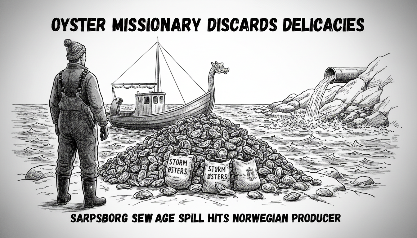 Oyster Missionary Forced to Discard Delicacies Due to Sewage Spill