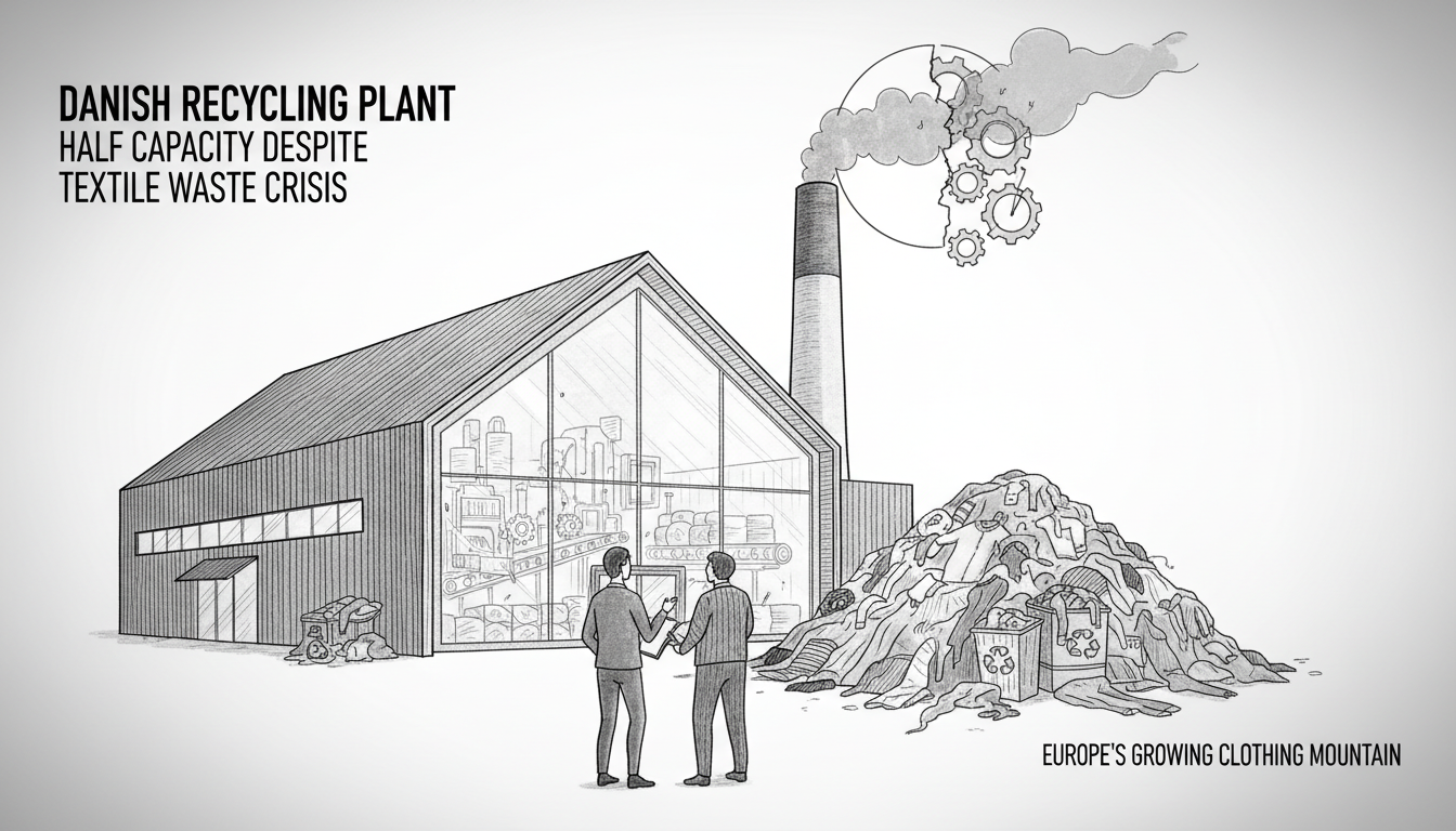 Danish Recycling Plant Operates at Half Capacity Despite Textile Waste Crisis