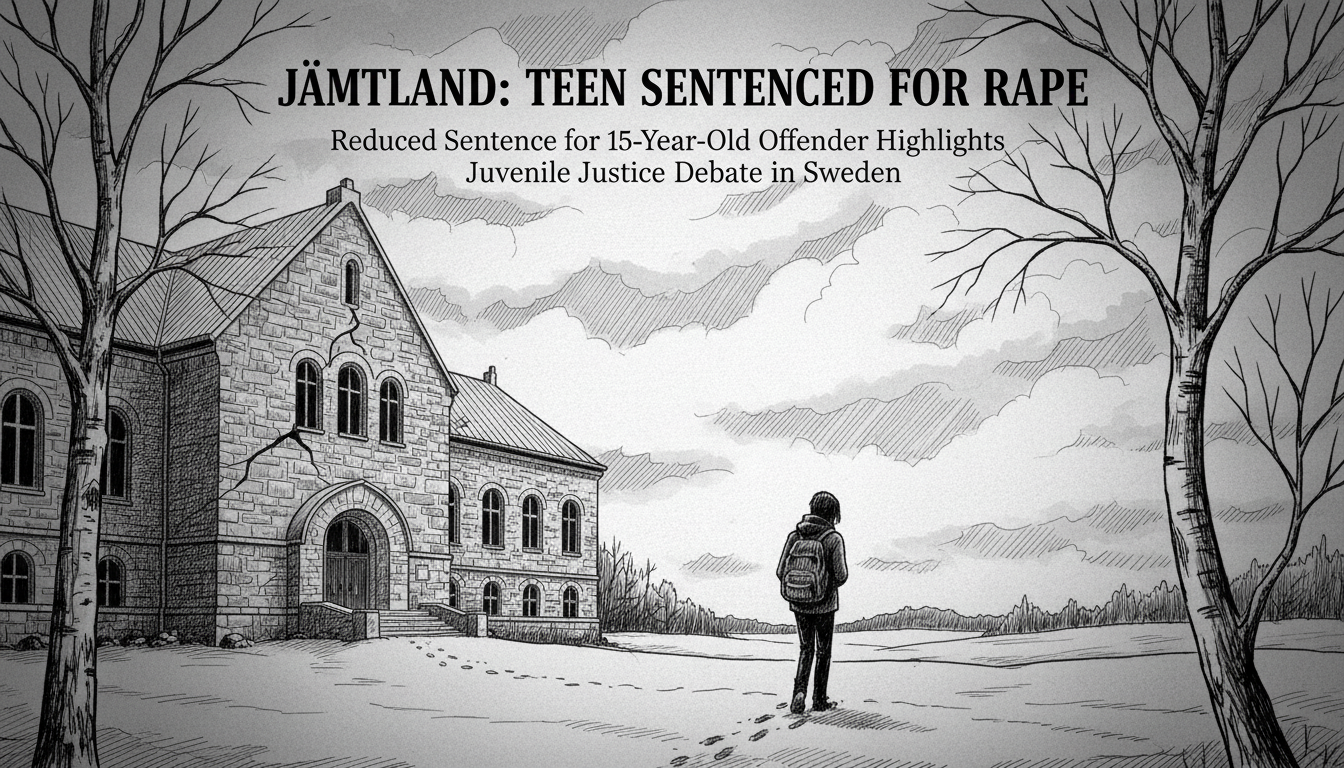 Teenager in Jämtland Sentenced for Rape