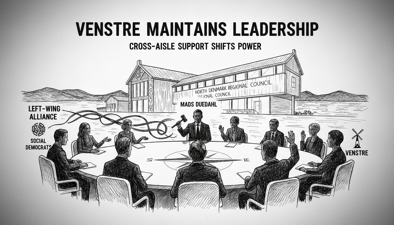 Venstre Maintains Leadership in North Denmark Regional Council