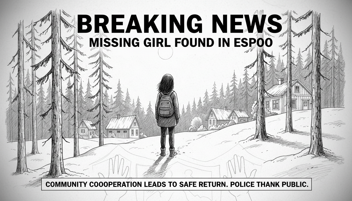 Missing Girl Found in Espoo