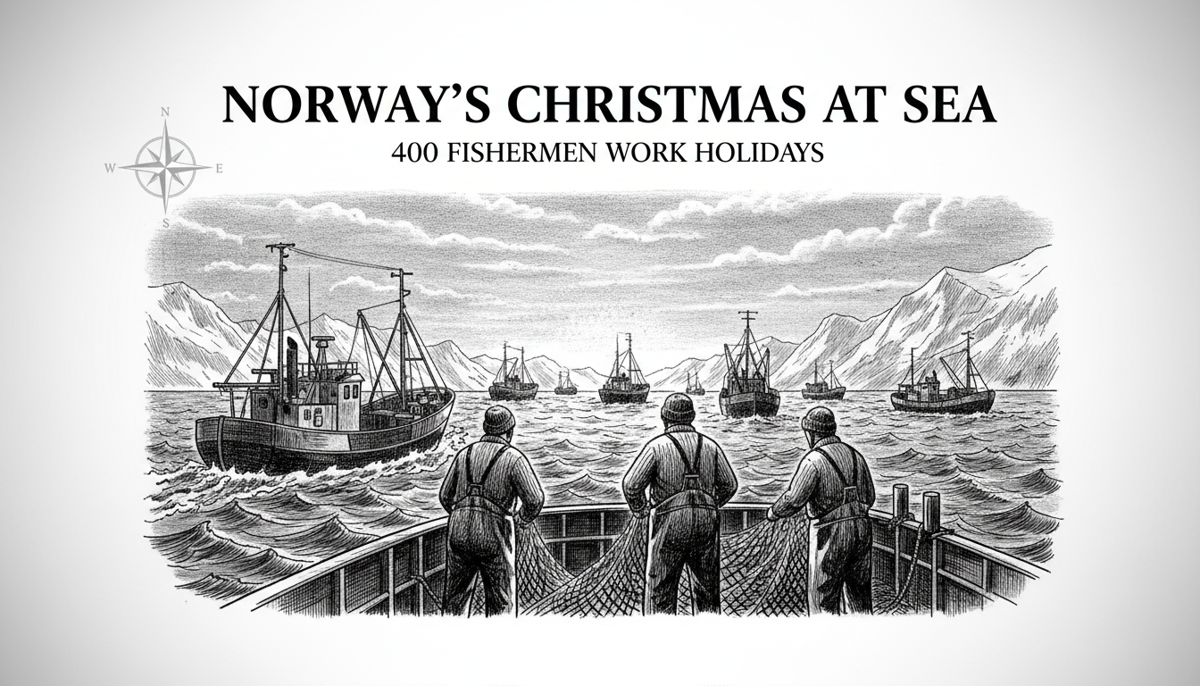 Norway's Christmas at Sea: 400 Fishermen Work Holidays