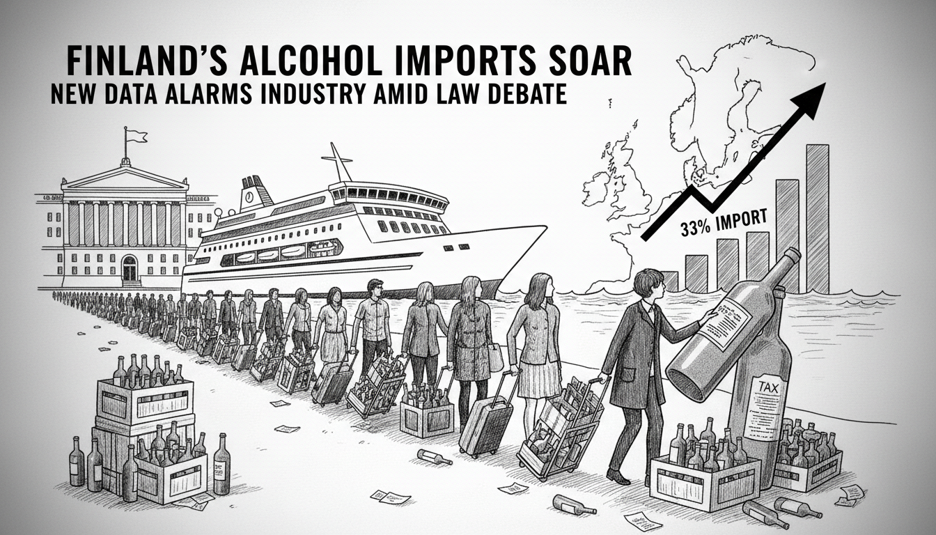 Finland Discovers Alcohol Imports Exceed Previous Estimates by Wide Margin
