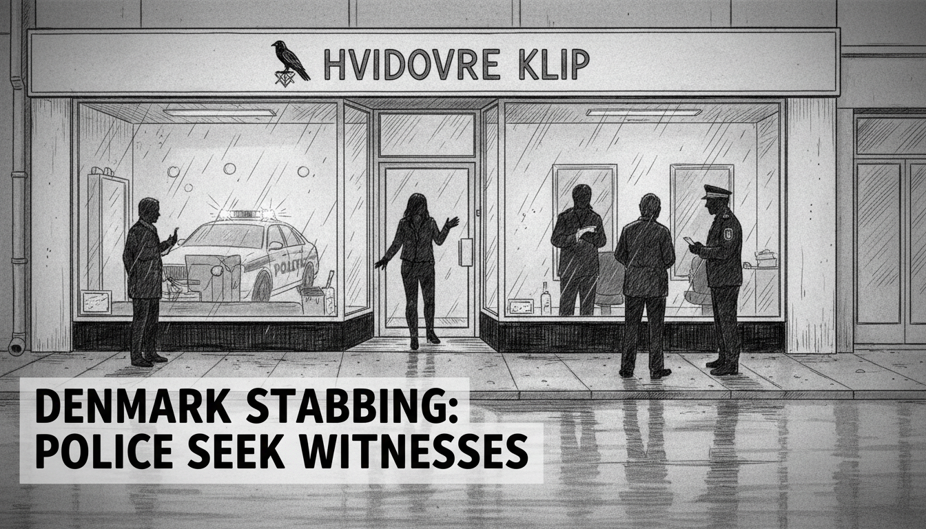 Denmark Stabbing: Police Seek Hvidovre Salon Witnesses