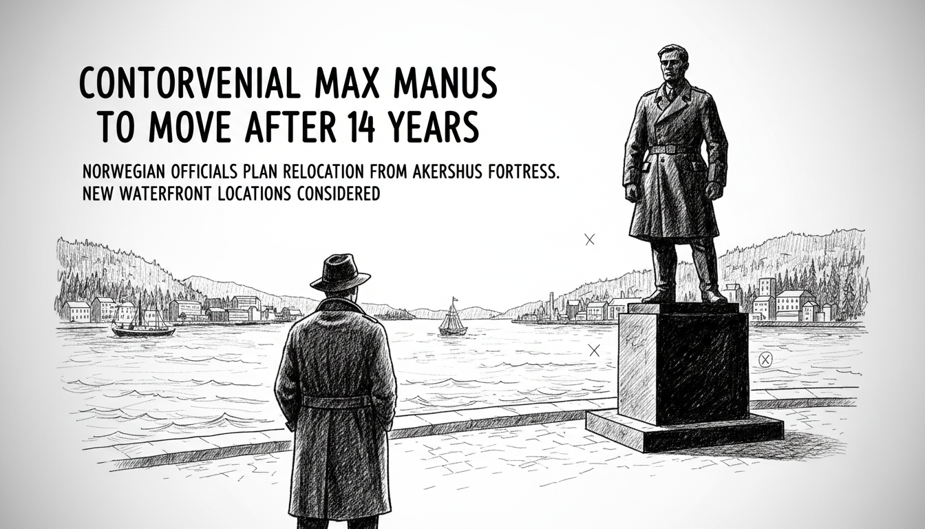 Controversial Max Manus Statue to Move After 14 Years