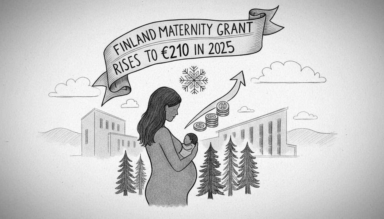 Finland Maternity Grant Rises to €210 in 2025
