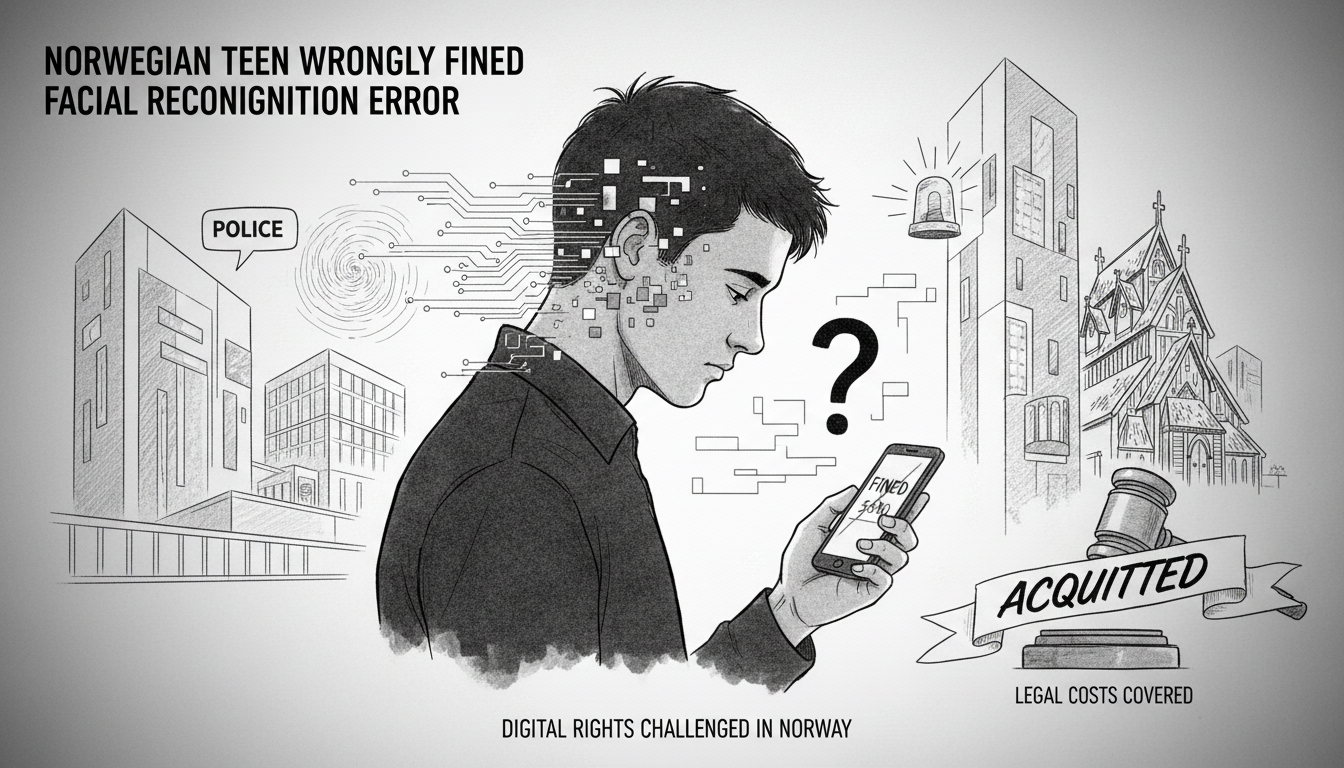 Norwegian Teen Wrongly Fined in Police Facial Recognition Case