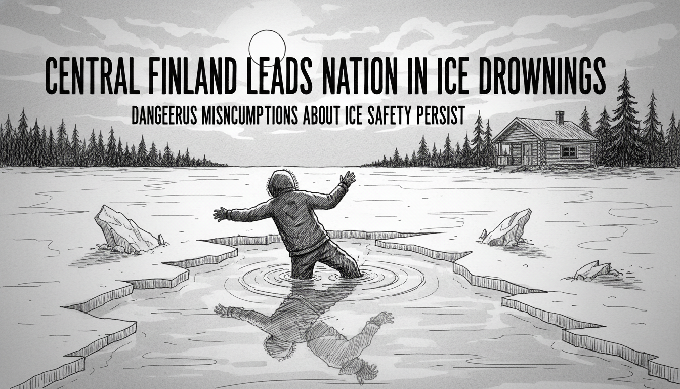 Central Finland Leads Nation in Ice Drowning Incidents This Winter