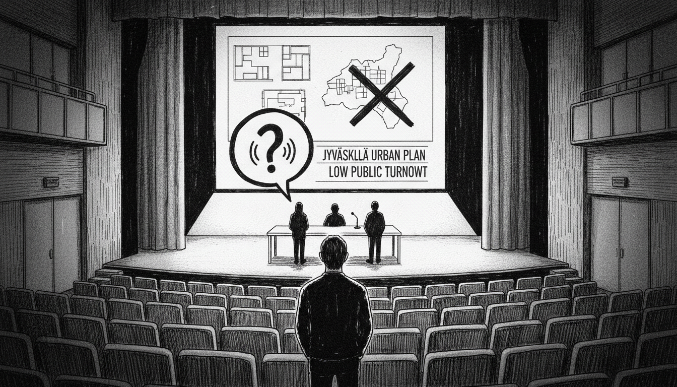 Low Public Turnout for Major Jyväskylä Construction Project Briefing