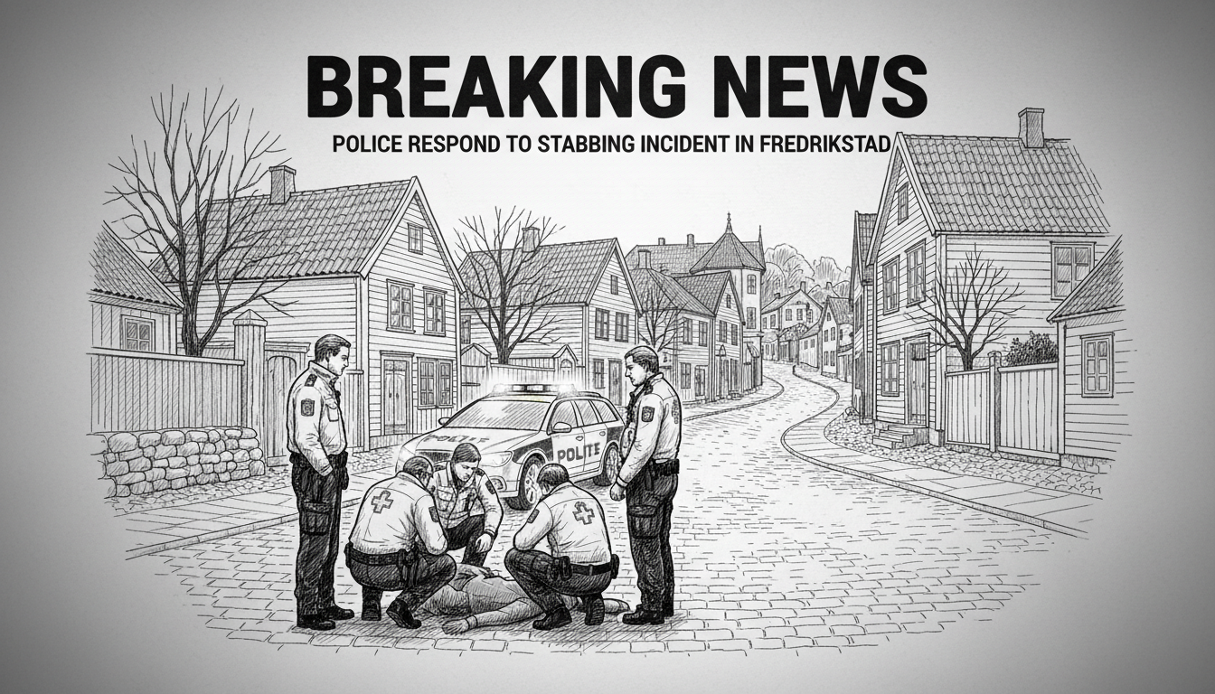 Police Respond to Stabbing Incident in Fredrikstad