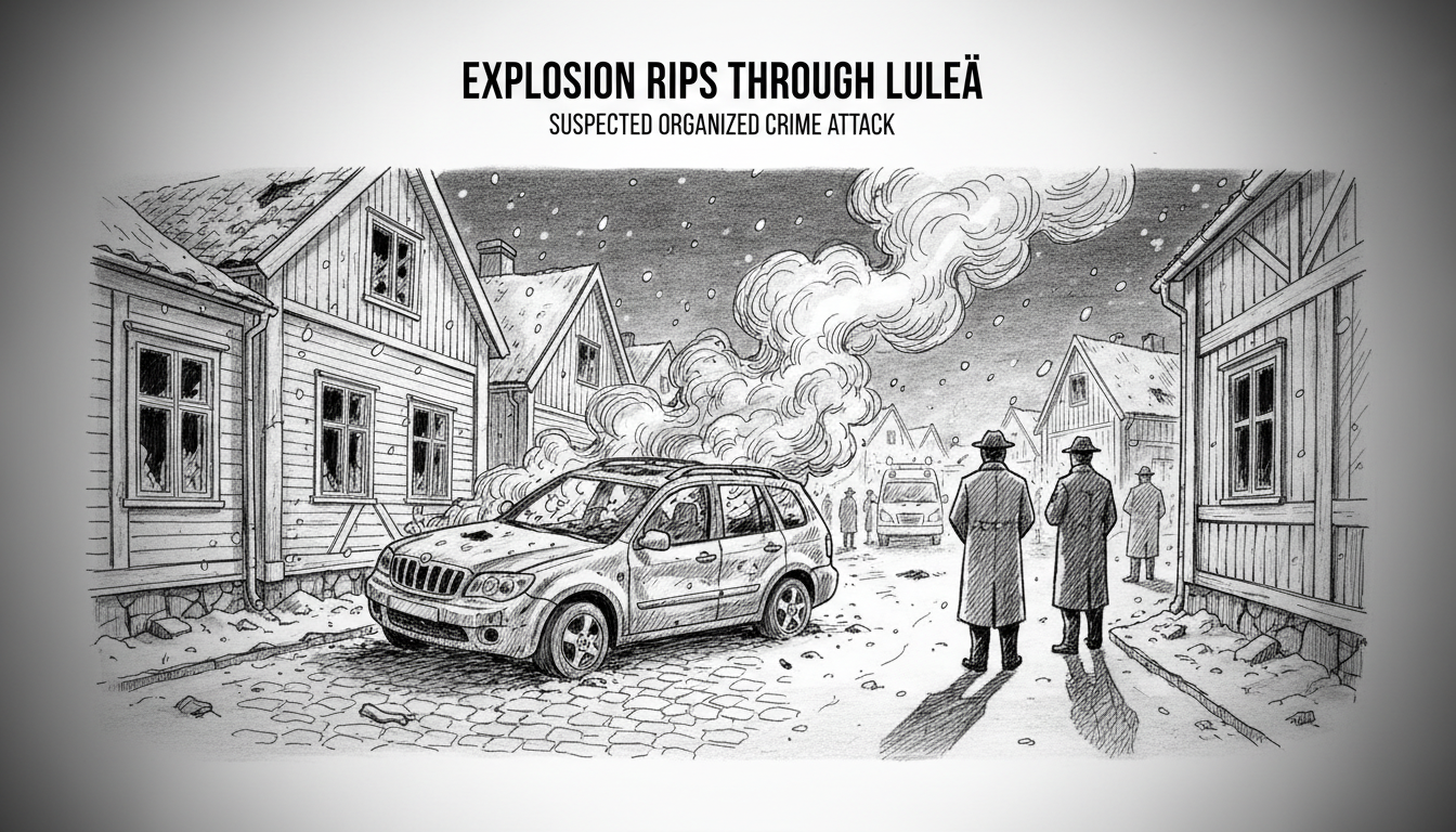 Explosion Targets Vehicle in Northern Swedish City of Luleå