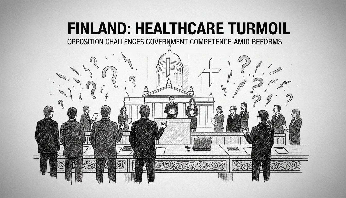Finnish Opposition Confronts Government Over Healthcare Management