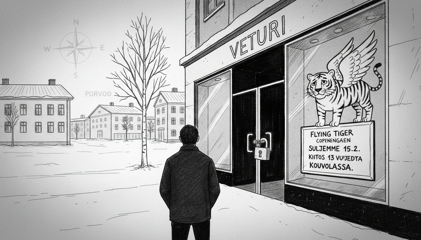 Flying Tiger Copenhagen Closes Kouvola Store in Third Quarter