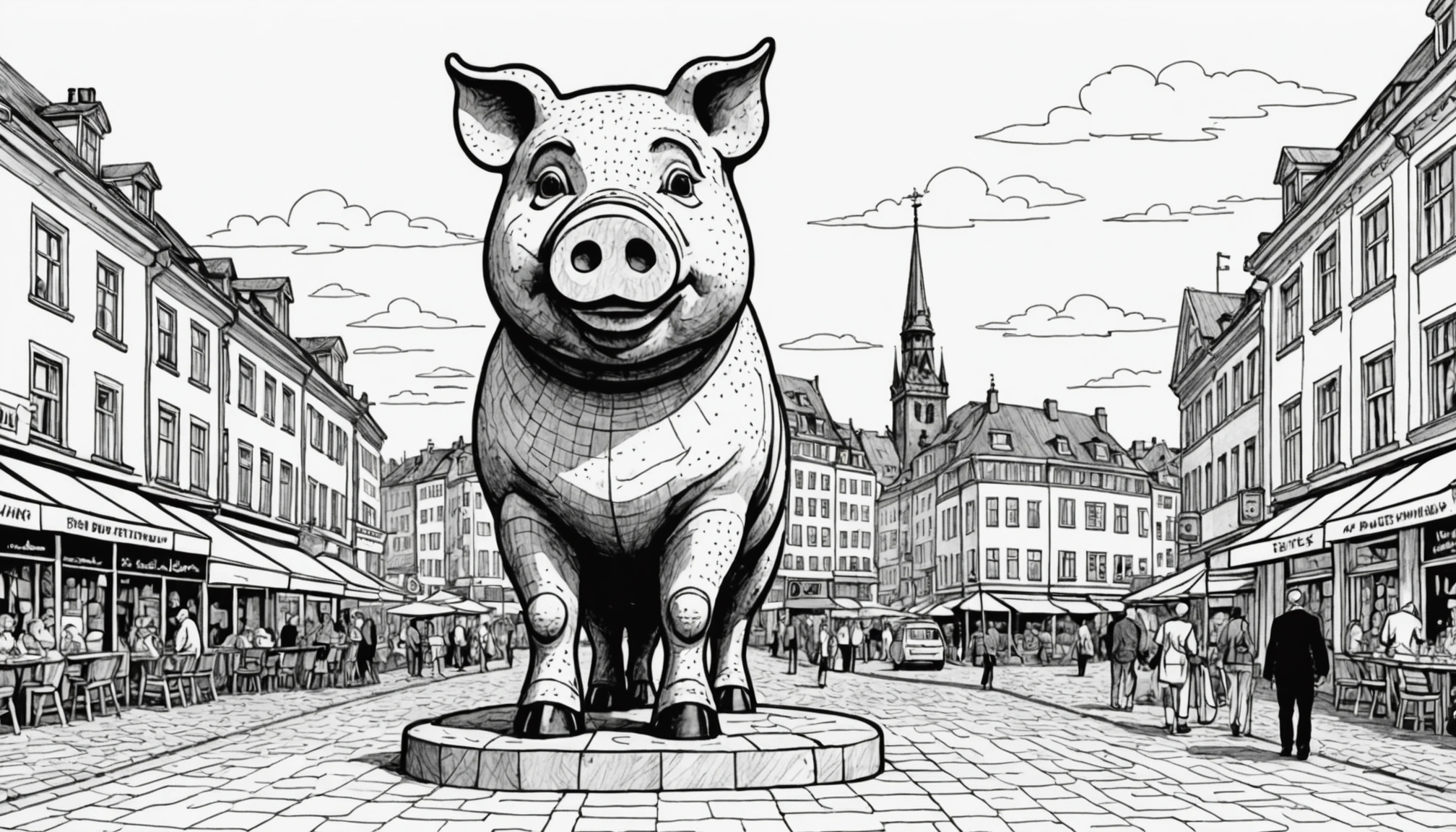 Gothenburg's Iconic Pink Pig Statue Returns After 5 Months