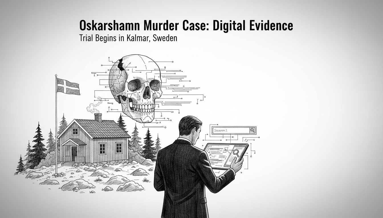 Trial Begins in Oskarshamn Murder Case as Digital Evidence Takes Center Stage