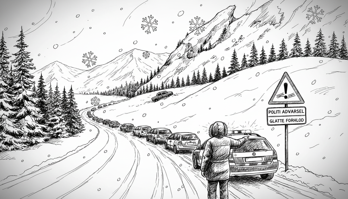 Winter Driving Hazards Prompt Police Warnings Across Southern Norway