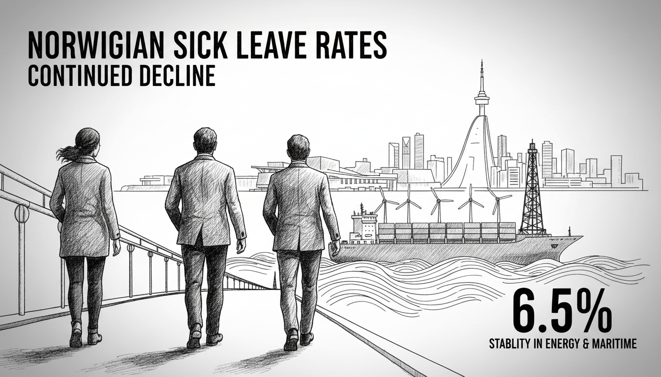 Norwegian Sick Leave Rates Show Continued Decline
