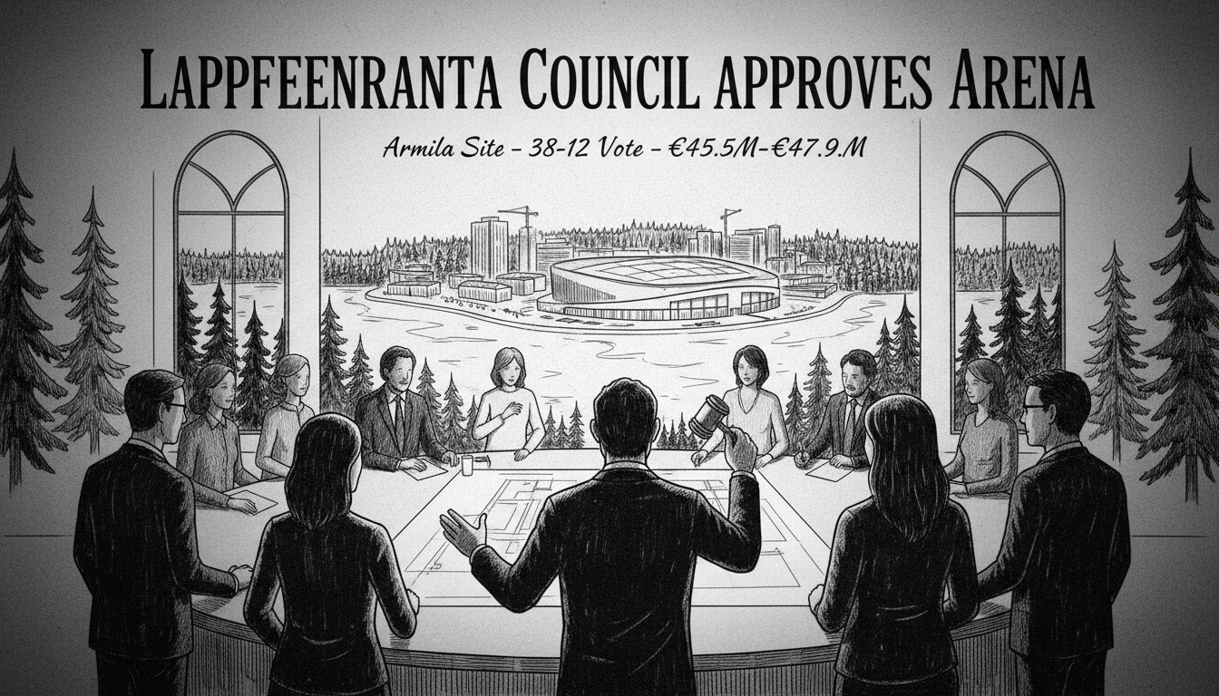 Lappeenranta Council Approves New Multi-Purpose Arena in Armila