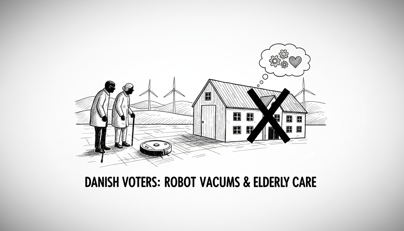 Robot Vacuums and Elderly Care Top Voter Concerns in Denmark