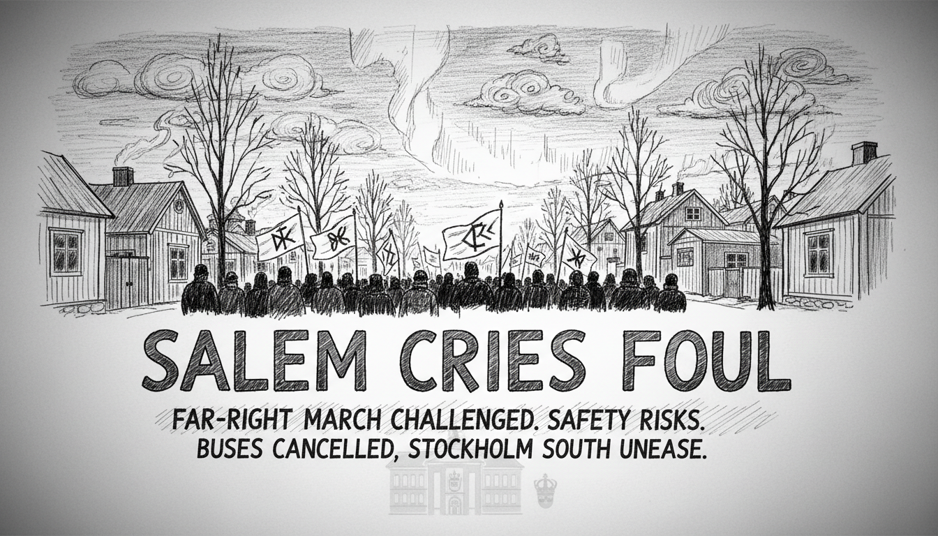 Swedish Municipality Appeals Permit for Far-Right March South of Stockholm