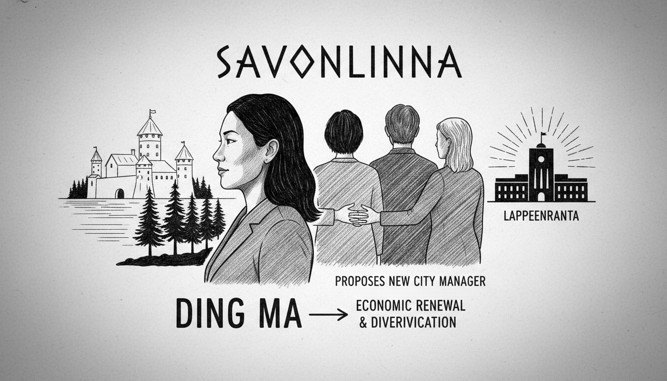 Savonlinna Proposes Lappeenranta's Ding Ma as New City Manager