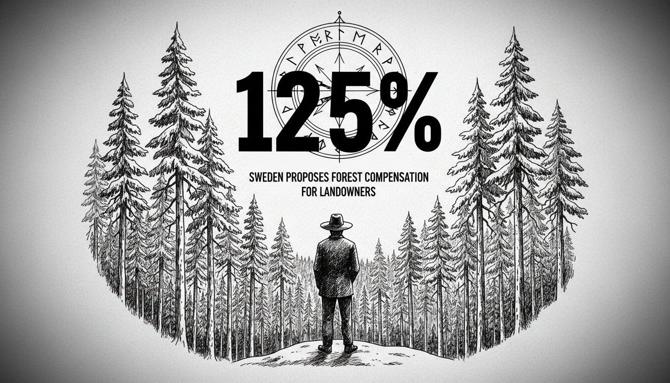Sweden Proposes Forest Compensation: 125% for Landowners