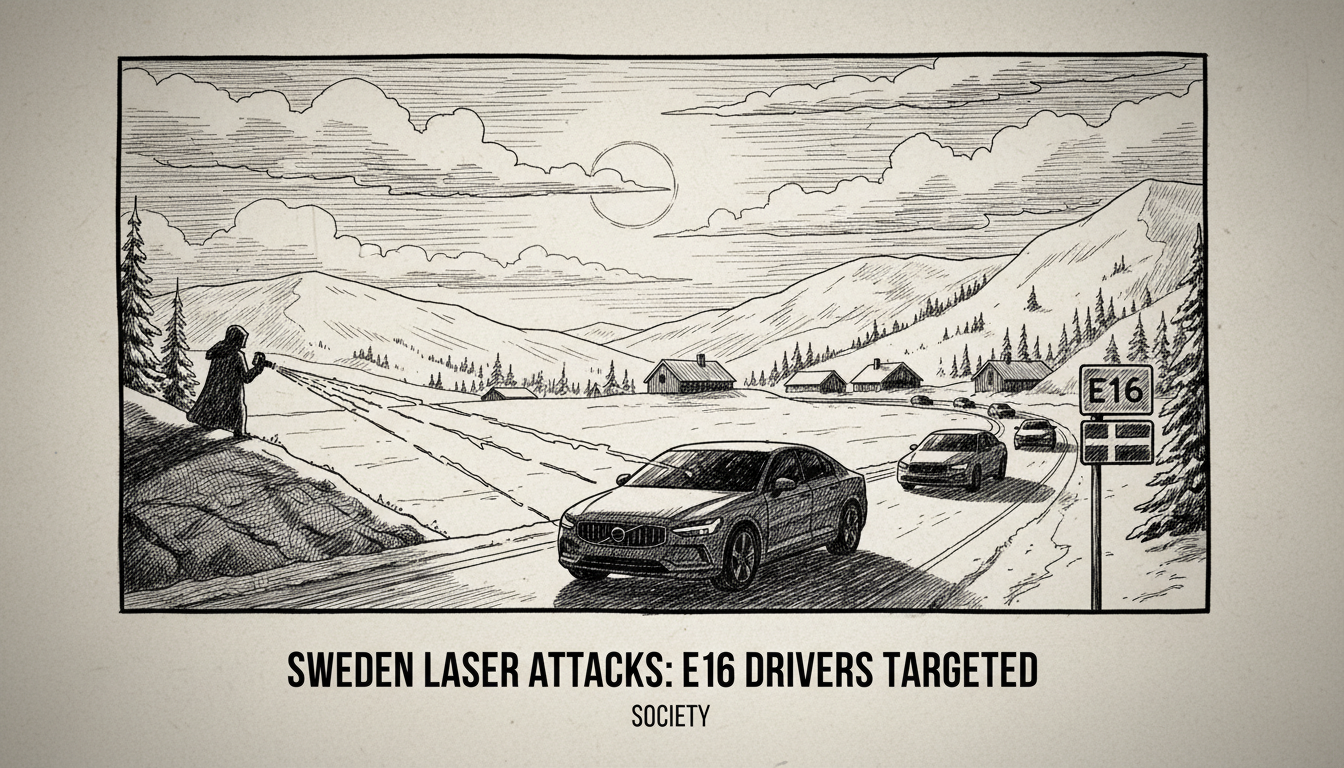 Sweden Laser Attacks: E16 Drivers Targeted
