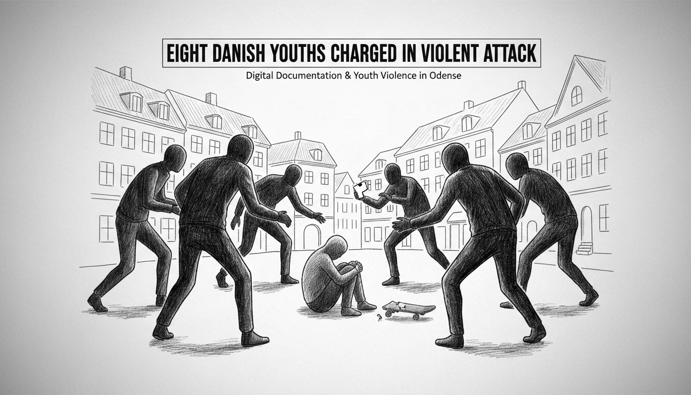 Eight Danish youths charged in violent happy slapping attack