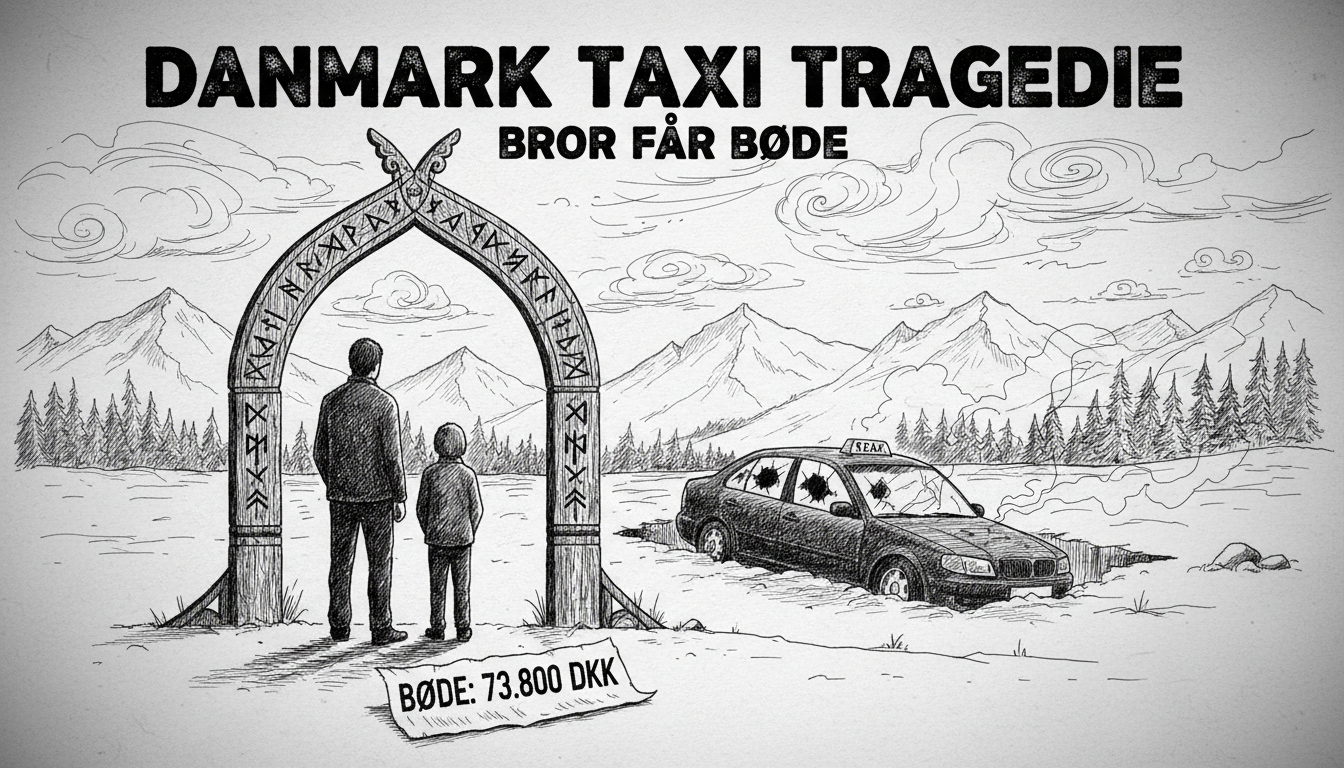 Denmark Taxi Tragedy: Brother Fined 73,800 Kroner