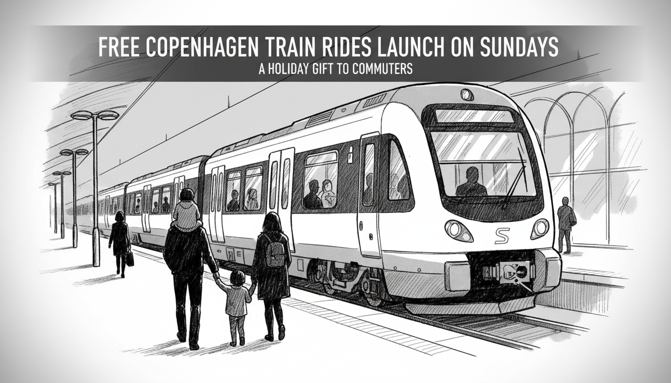 Free Copenhagen Train Rides Launch on Sundays