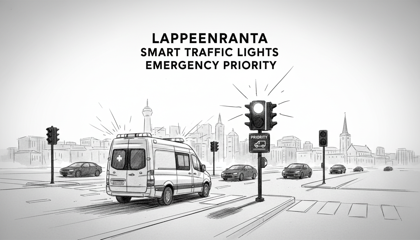Lappeenranta Installs Smart Traffic Lights for Emergency Vehicles